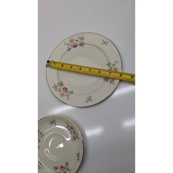 Thomas Rosenthal Germany Floral Trio Set With Gold Trim - Cup Saucer & Plate - Picture 14 of 16